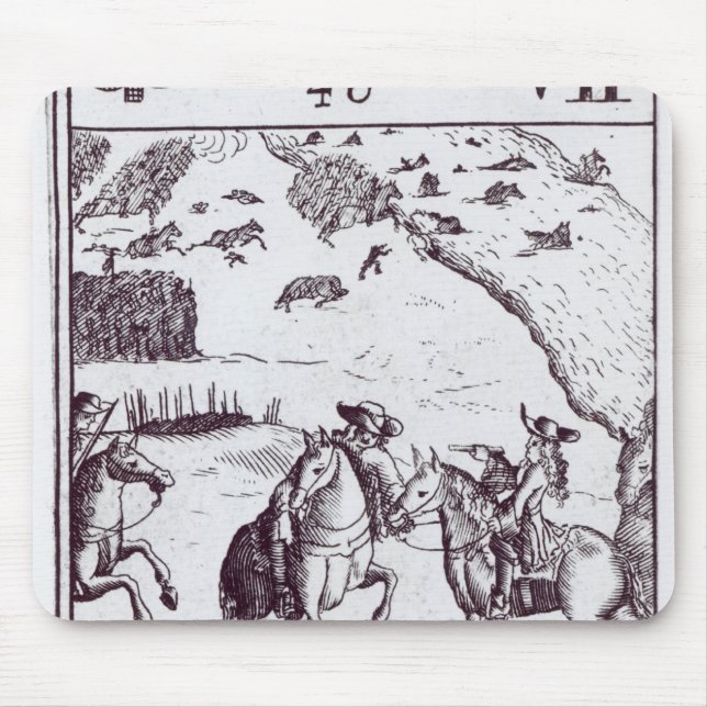 Marshal Tallard taken Prisoner Mouse Pad (Front)