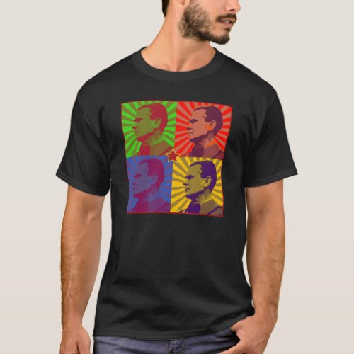 MARSHAL TITO POP ART PORTRAIT T_Shirt