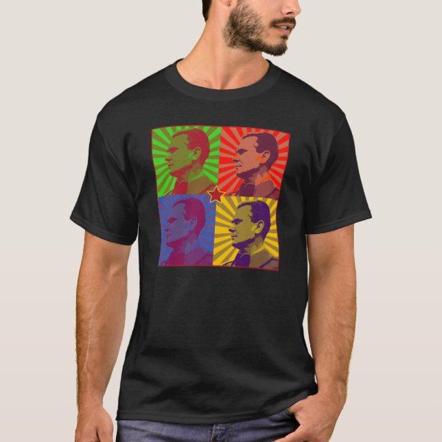MARSHAL TITO POP ART PORTRAIT T-Shirt (Front)