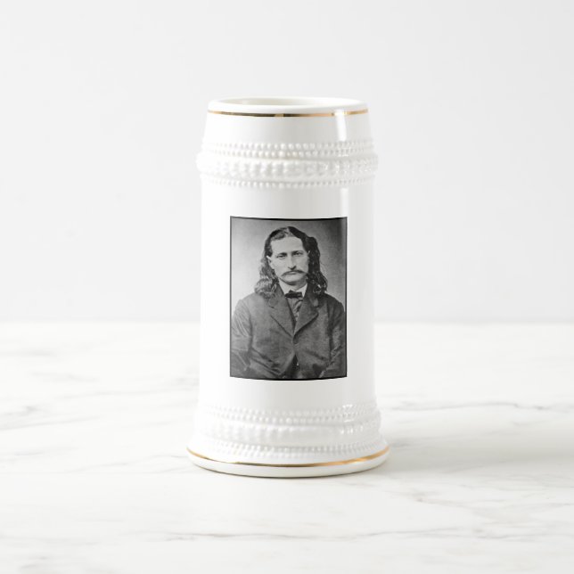 Marshal Wild Bill Hickok Old West Gunfighter Beer Stein (Center)