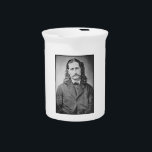 Marshal Wild Bill Hickok Old West Gunfighter Beverage Pitcher<br><div class="desc">James Butler Hickok, better known as Wild Bill, was a legendary figure of the American Wild West. Born in Illinois in 1837, he grew up in a time of rapid westward expansion, and his life became a reflection of that era's spirit of adventure and lawlessness. - Hickok's life was a...</div>