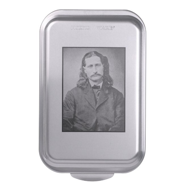 Marshal Wild Bill Hickok Old West Gunfighter Cake Pan (Front Vertical)