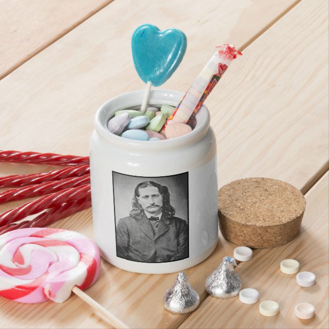 Marshal Wild Bill Hickok Old West Gunfighter Candy Jar (In Situ)