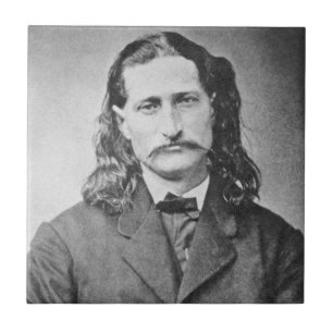 Marshal Wild Bill Hickok Old West Gunfighter Ceramic Tile