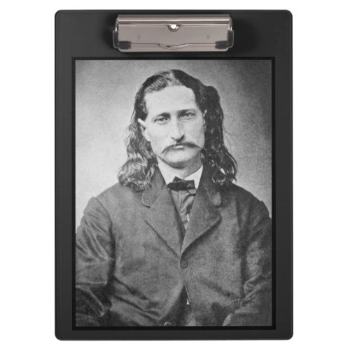 Marshal Wild Bill Hickok Old West Gunfighter Clipboard