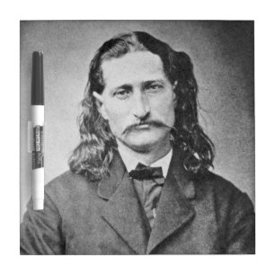 Marshal Wild Bill Hickok Old West Gunfighter Dry Erase Board