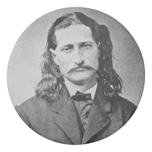 Marshal Wild Bill Hickok Old West Gunfighter Eraser