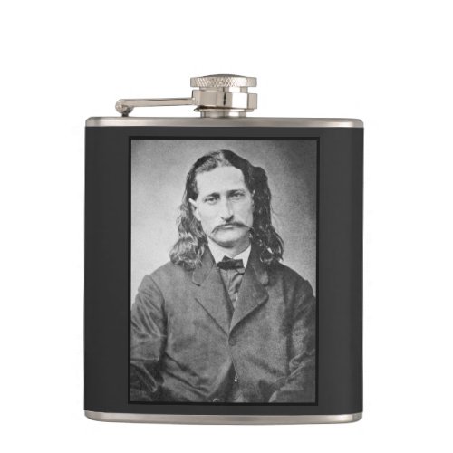 Marshal Wild Bill Hickok Old West Gunfighter Flask