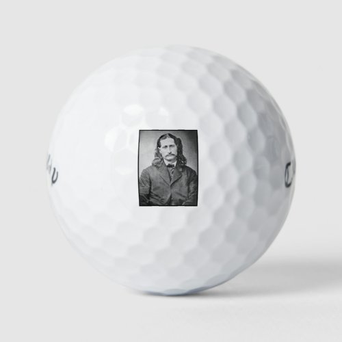 Marshal Wild Bill Hickok Old West Gunfighter Golf Balls