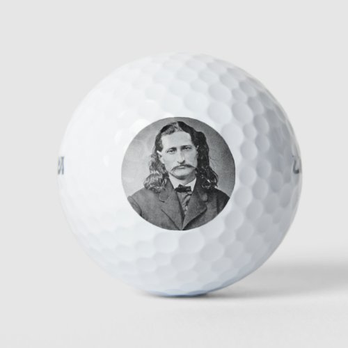 Marshal Wild Bill Hickok Old West Gunfighter Golf Balls
