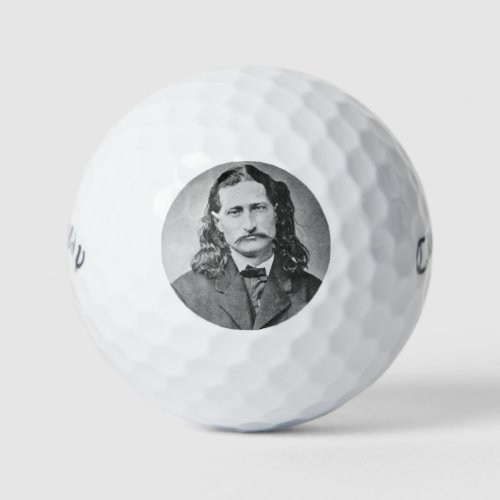 Marshal Wild Bill Hickok Old West Gunfighter Golf Balls