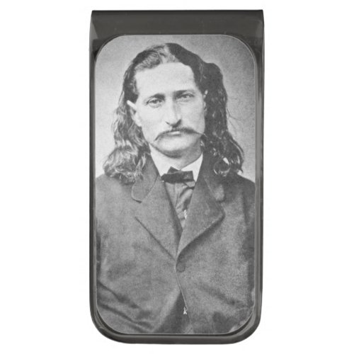 Marshal Wild Bill Hickok Old West Gunfighter Gunmetal Finish Money Clip