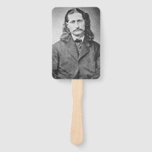 Marshal Wild Bill Hickok Old West Gunfighter Hand Fan