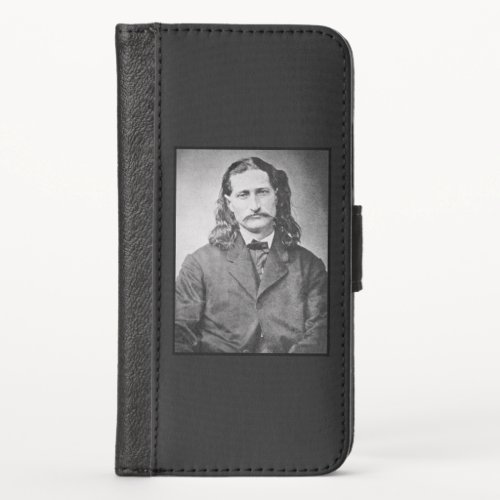 Marshal Wild Bill Hickok Old West Gunfighter iPhone X Wallet Case