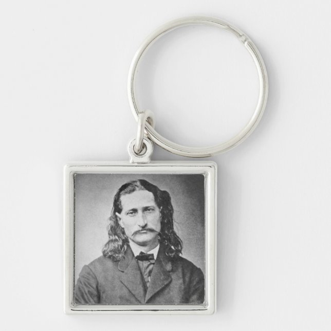 Marshal Wild Bill Hickok Old West Gunfighter Keychain (Front)