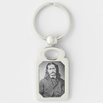 Marshal Wild Bill Hickok Old West Gunfighter Keychain by Onshi_Designs at Zazzle