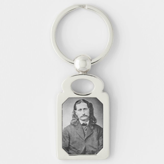 Marshal Wild Bill Hickok Old West Gunfighter Keychain (Front)