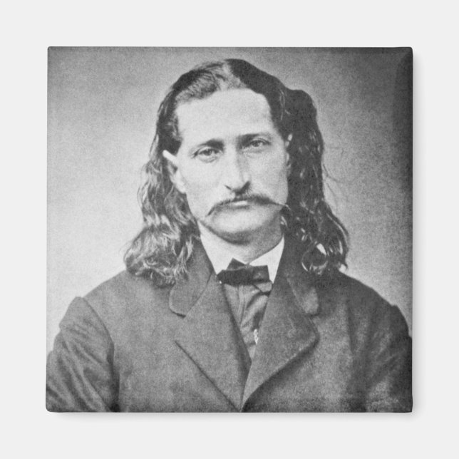 Marshal Wild Bill Hickok Old West Gunfighter Magnet (Front)