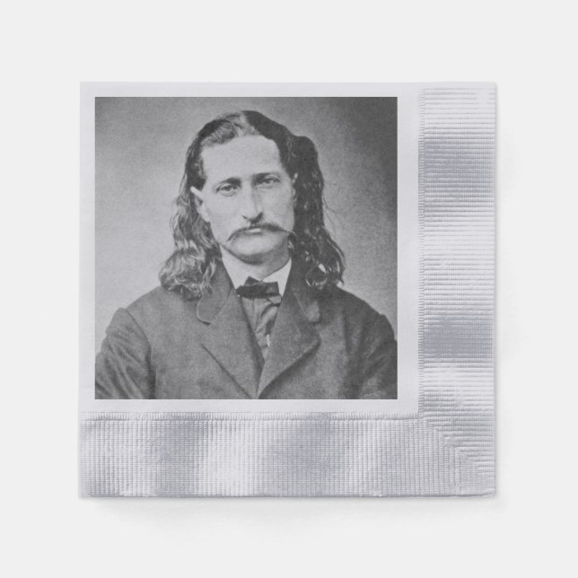 Marshal Wild Bill Hickok Old West Gunfighter Napkins (Front)