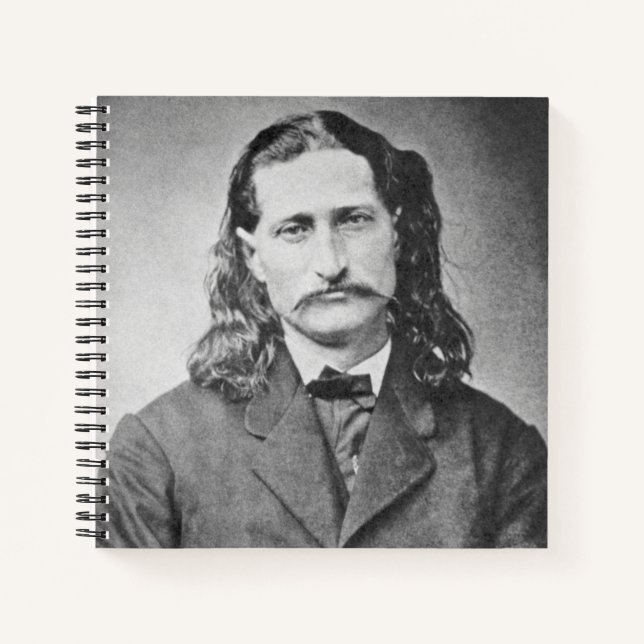 Marshal Wild Bill Hickok Old West Gunfighter Notebook (Front)