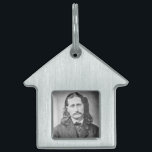 Marshal Wild Bill Hickok Old West Gunfighter Pet ID Tag<br><div class="desc">James Butler Hickok, better known as Wild Bill, was a legendary figure of the American Wild West. Born in Illinois in 1837, he grew up in a time of rapid westward expansion, and his life became a reflection of that era's spirit of adventure and lawlessness. - Hickok's life was a...</div>