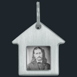 Marshal Wild Bill Hickok Old West Gunfighter Pet ID Tag<br><div class="desc">James Butler Hickok, better known as Wild Bill, was a legendary figure of the American Wild West. Born in Illinois in 1837, he grew up in a time of rapid westward expansion, and his life became a reflection of that era's spirit of adventure and lawlessness. - Hickok's life was a...</div>