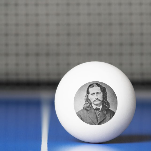 Marshal Wild Bill Hickok Old West Gunfighter Ping Pong Ball (Net)