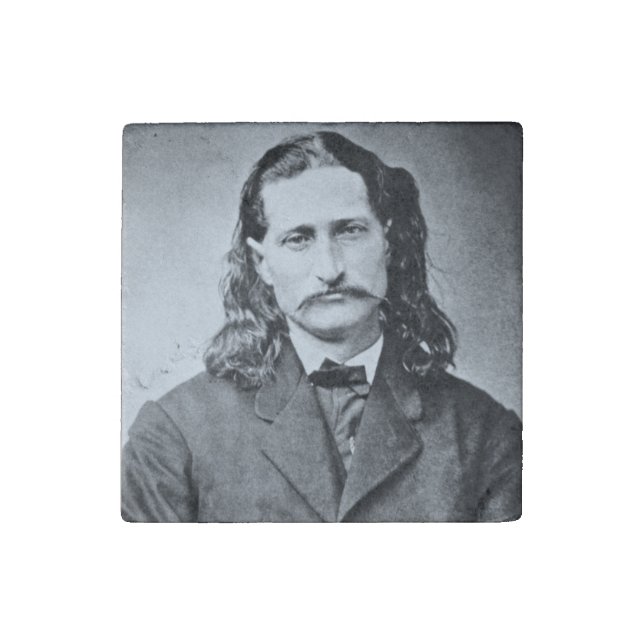Marshal Wild Bill Hickok Old West Gunfighter Stone Magnet (First Magnet)