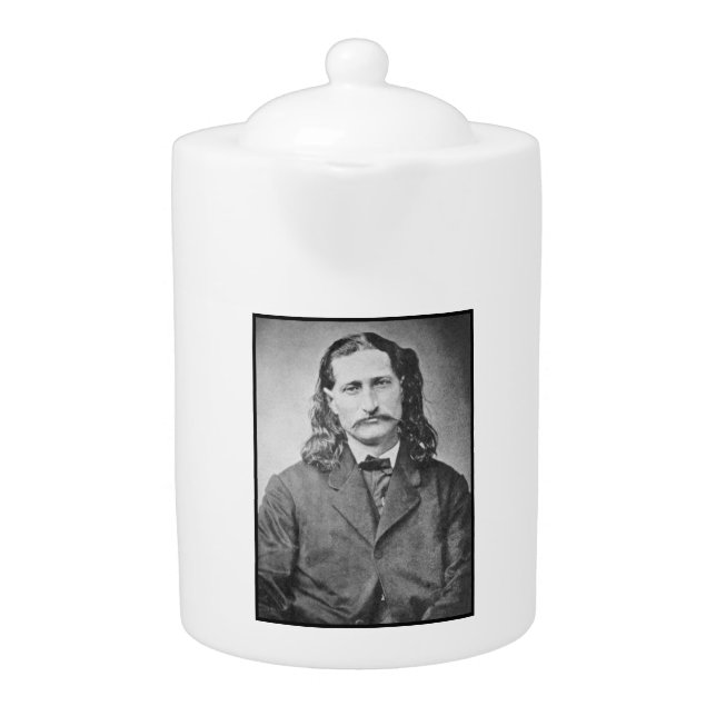 Marshal Wild Bill Hickok Old West Gunfighter Teapot (Front)