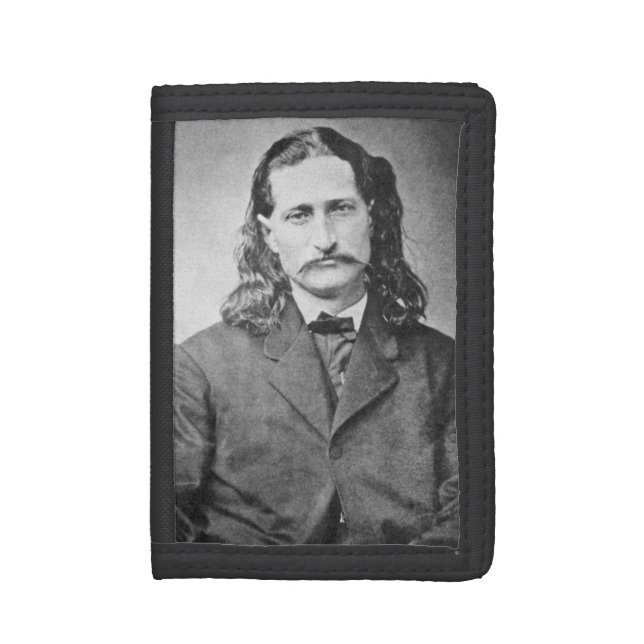 Marshal Wild Bill Hickok Old West Gunfighter Trifold Wallet (Front Vertical)