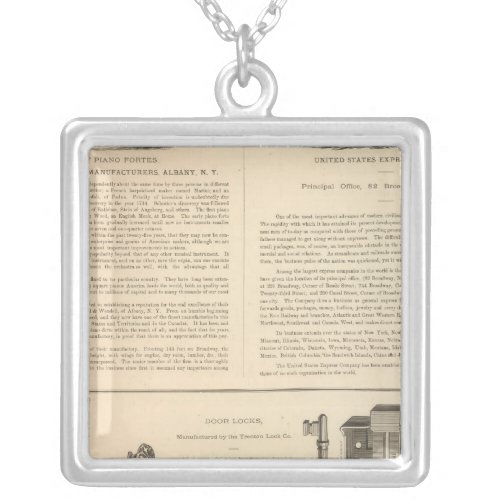 Marshall and Wendell Manufacturers Silver Plated Necklace