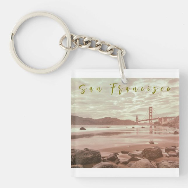 Marshall Beach  Keychain (Front)