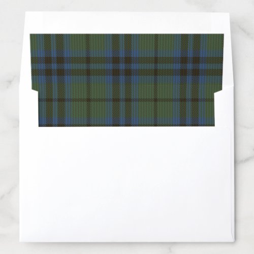 Marshall Clan Tartan Envelope Liner