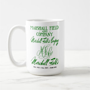 Marshall Field's 4 Logos Coffee Mug