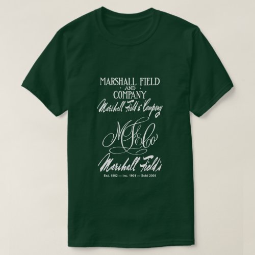Marshall Fields 4 Logos T_Shirt