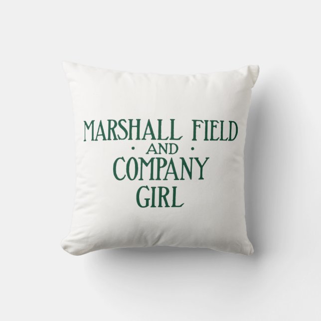Marshall Field's Throw Pillow (Front)