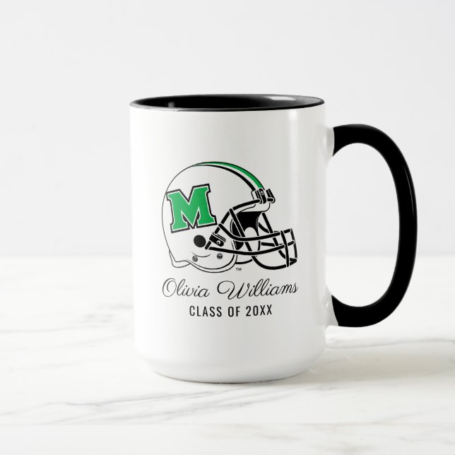 Marshall Football Helmet | Add Your Name Mug (Right)
