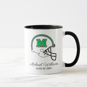 Marshall Football Helmet Add Your Name Mug