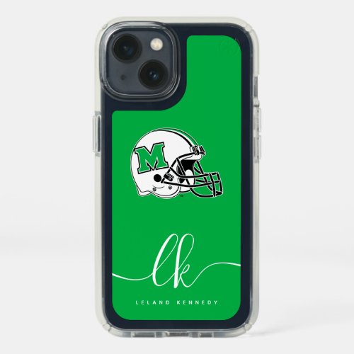 Marshall Football Helmet  Add Your Name Speck iPhone 13 Case