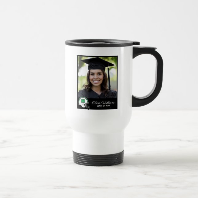Marshall Football Helmet | Add Your Photo Travel Mug (Right)