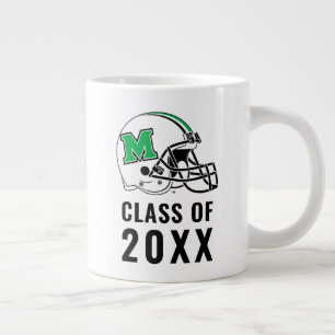 Marshall Football Helmet Giant Coffee Mug