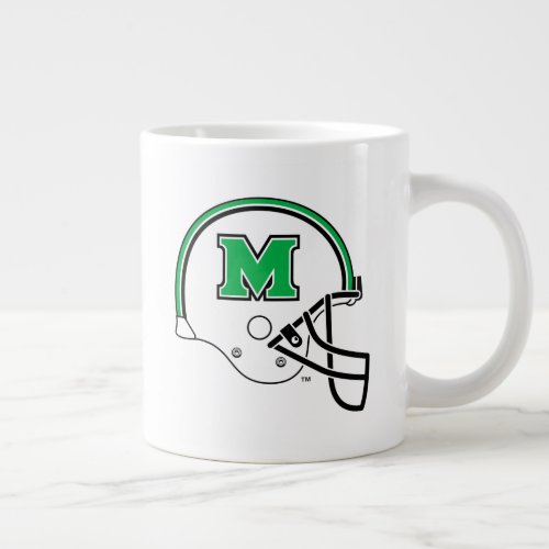 Marshall Football Helmet Giant Coffee Mug