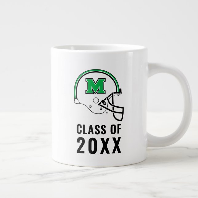 Marshall Football Helmet Giant Coffee Mug (Right)