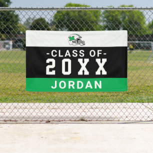 Marshall Football Helmet Graduation Banner