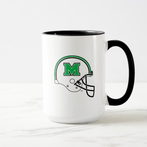 Marshall Football Helmet Mug