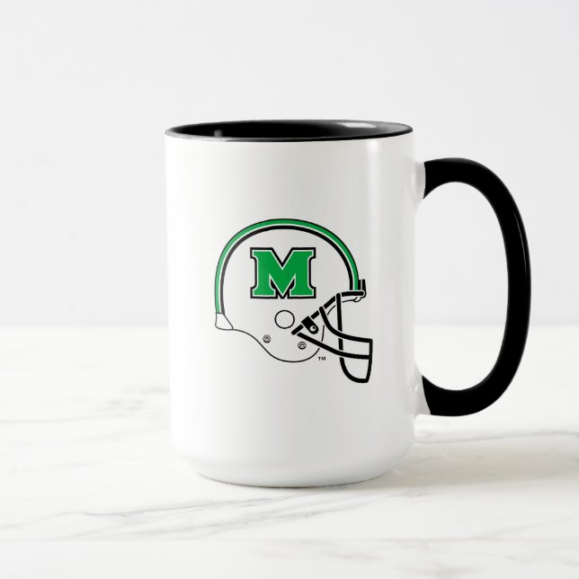 Marshall Football Helmet Mug (Right)