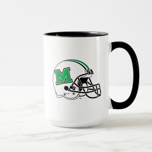 Marshall Football Helmet Mug
