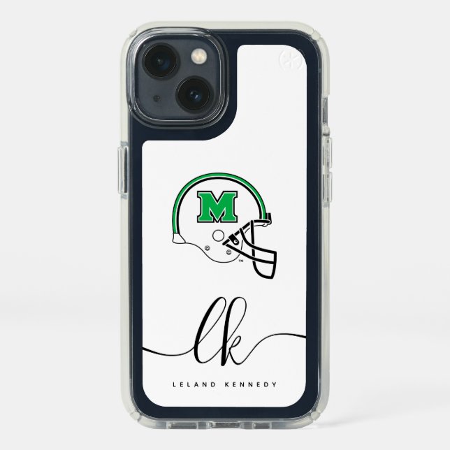 Marshall Football Helmet Speck iPhone 13 Case (Front)