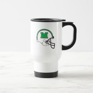 Marshall Football Helmet Travel Mug