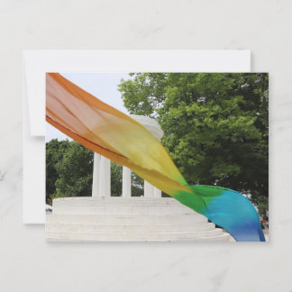 Marshall Fountain Rainbow Pride Postcard